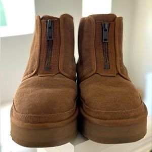 Chestnut Zip platform Uggs - Size 7
